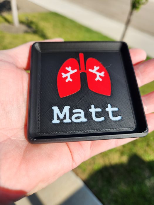 Pill dump tray